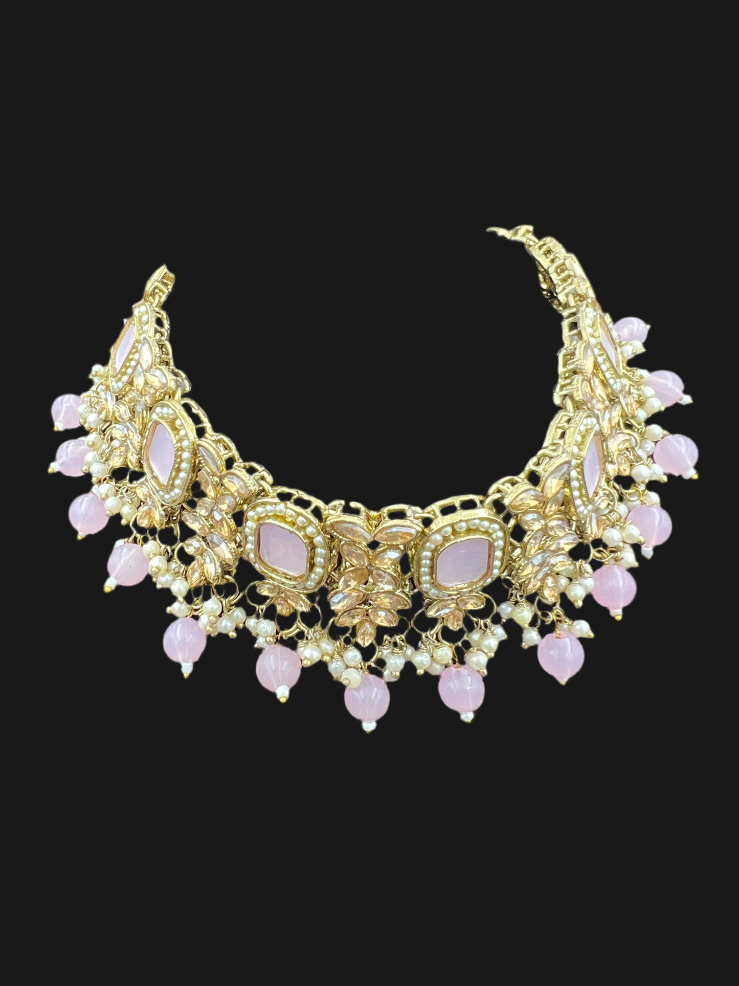 Gold & Pink Necklace