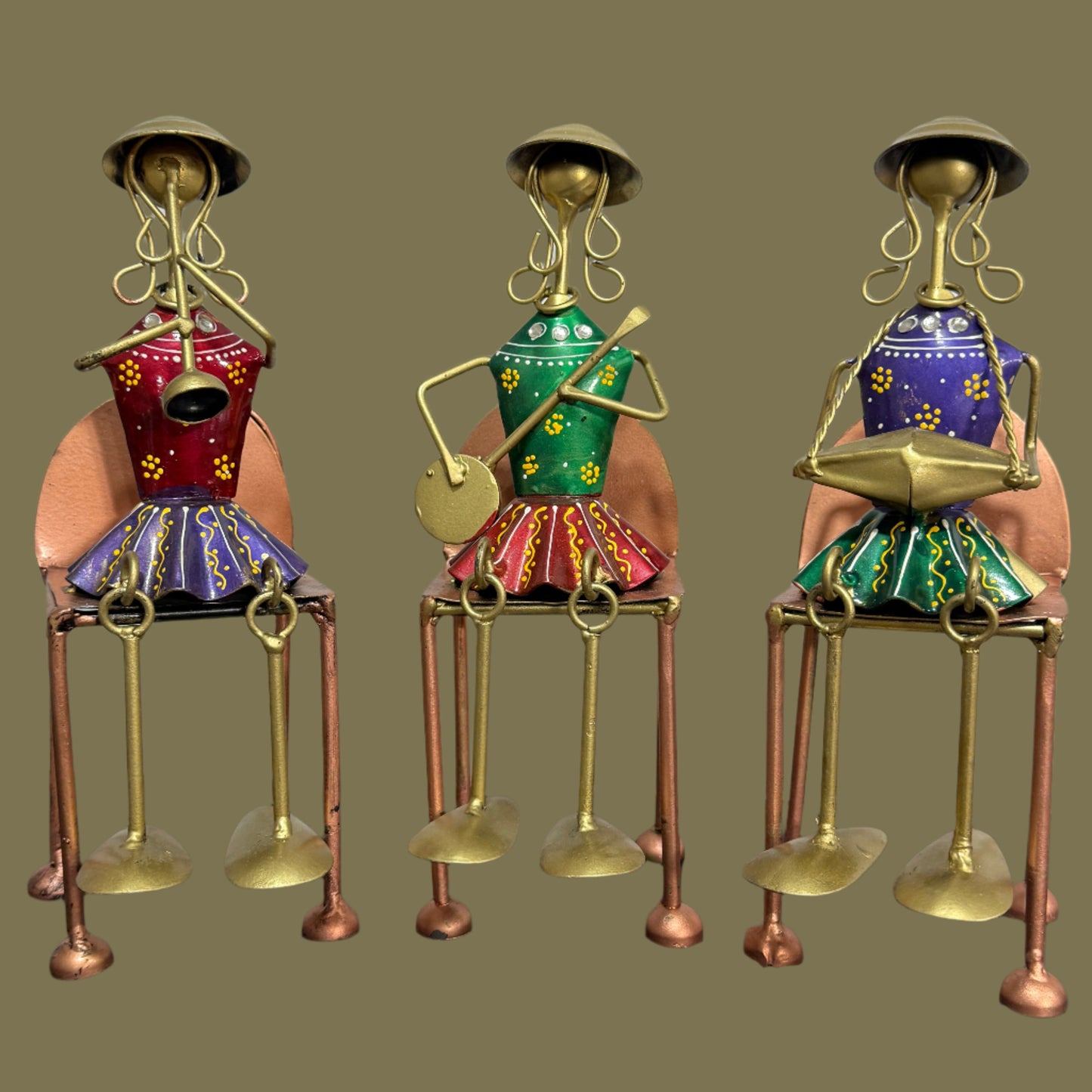 Musical Ladies on Chair