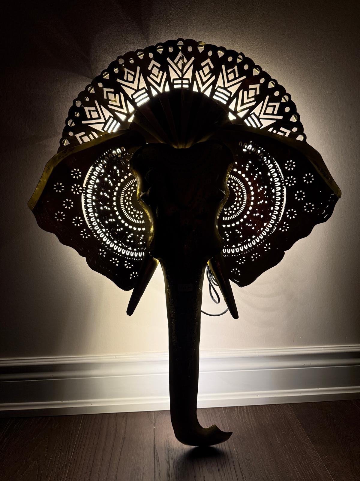 Ganesh - Golden with LED Light