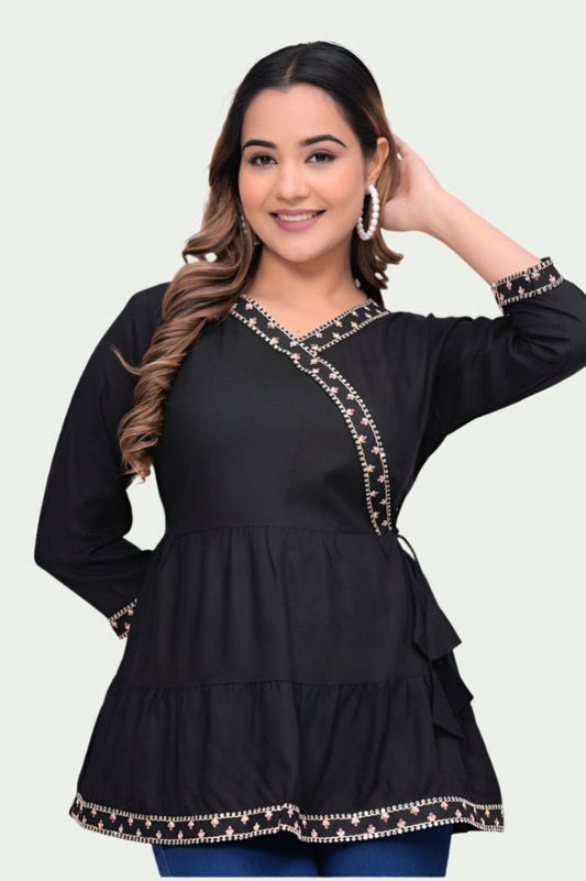 Black Frock Kurti