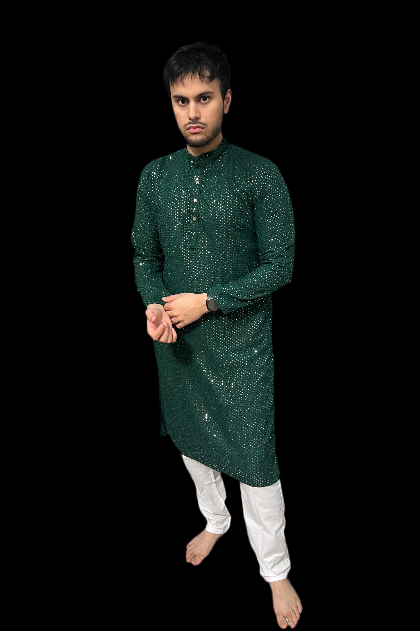 Green Shifly Kurta