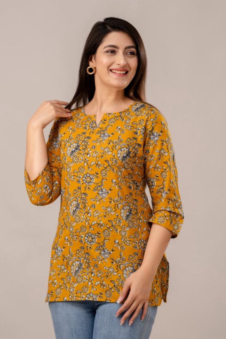 Mustard Kurti